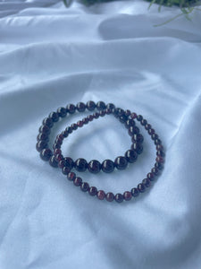 Garnet Bracelet Pair