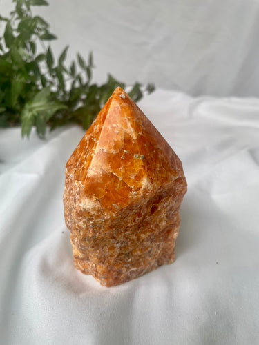Orange Calcite Point