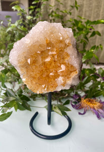 Citrine Geode on Stand