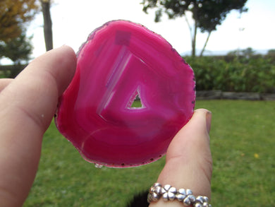 Agate Slice-Pink