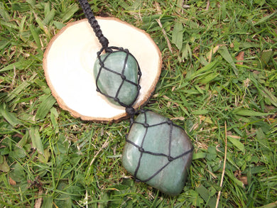 'Green Aventurine' Webbed Crystal Hanging