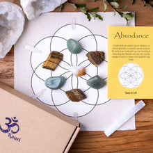 Load image into Gallery viewer, &#39;Seed of Life&#39; Crystal Grid- ABUNDANCE